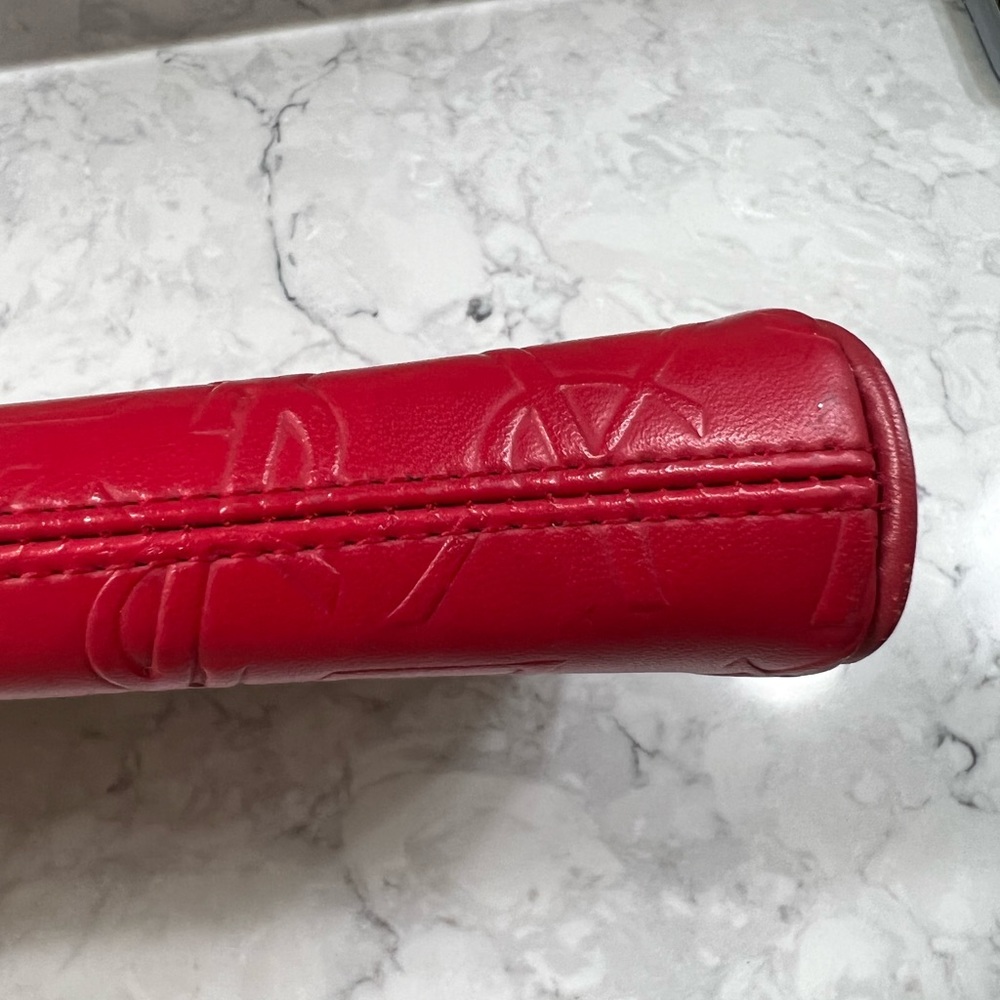 ❌SOLD❌YSL Red Leather Clutch - Picture 7 of 16